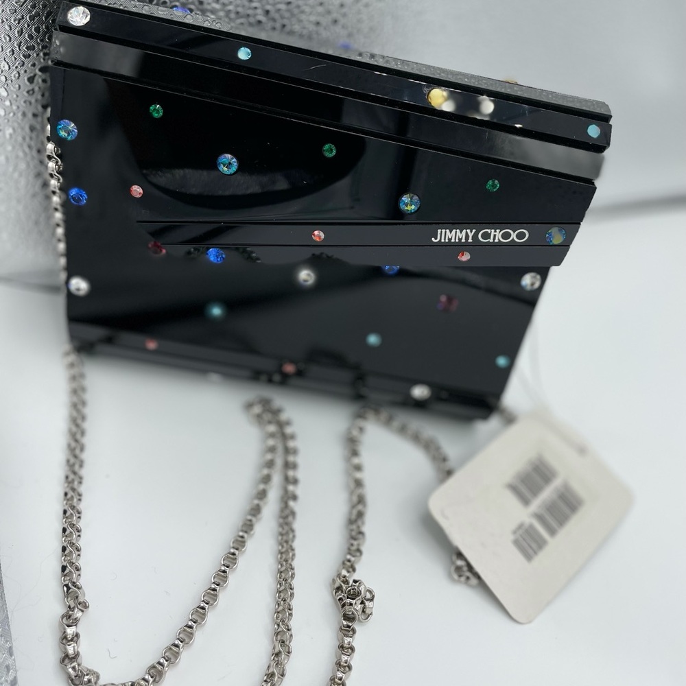 Jimmy Choo Candy Embellished multicolor stone Clutch